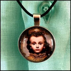 Infant of Prague Pendant Necklace